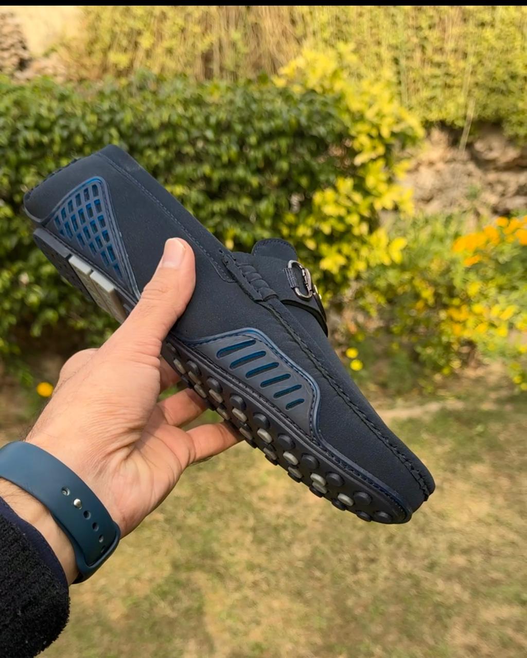 (SQ-203) Royal Blue Moccasin